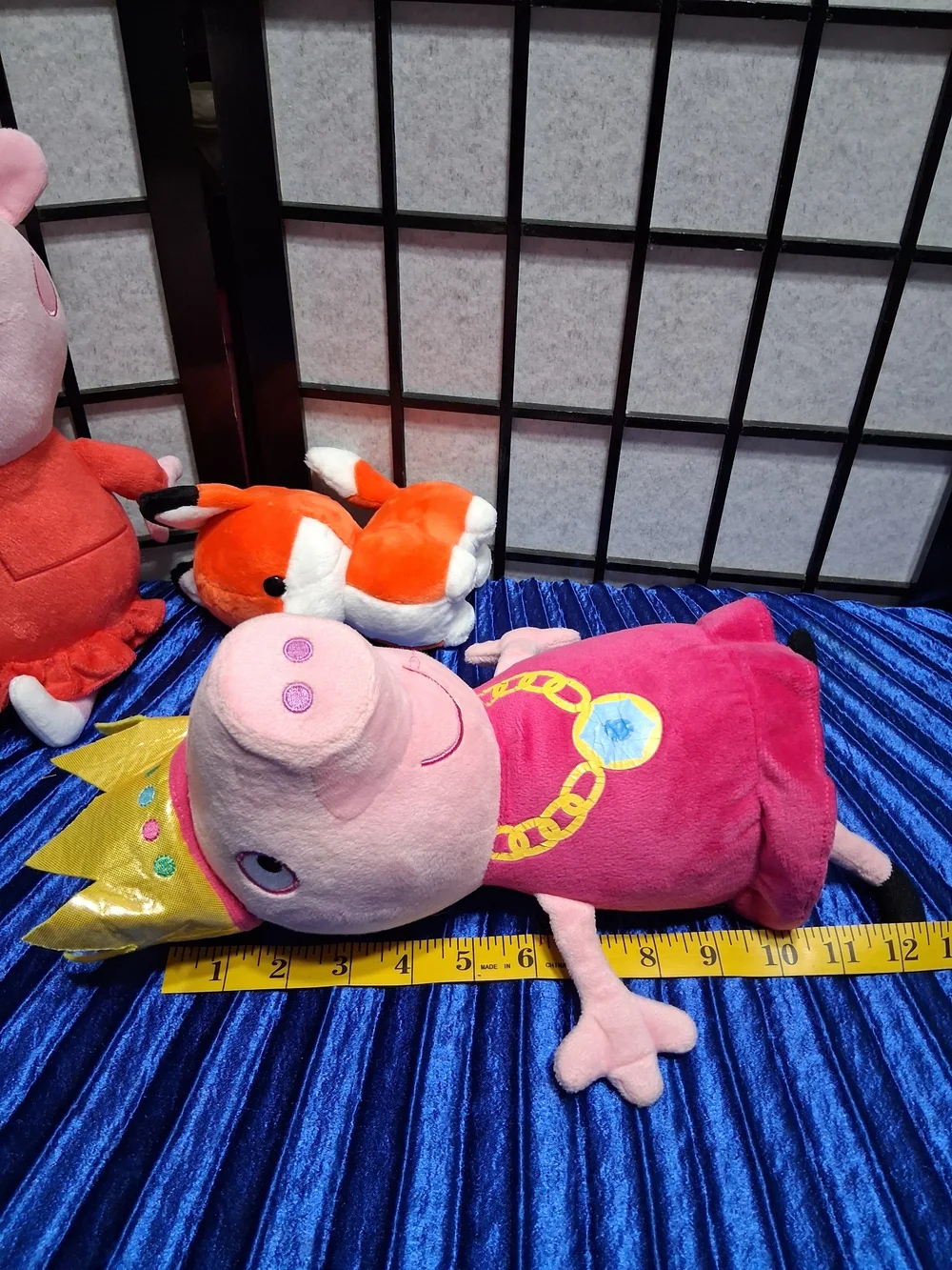 Peppa Pig Plush Toy - Pink Princess Peppa and Friends Set